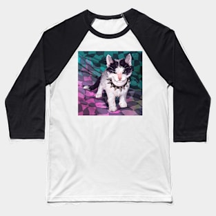 Punk Kitty Baseball T-Shirt